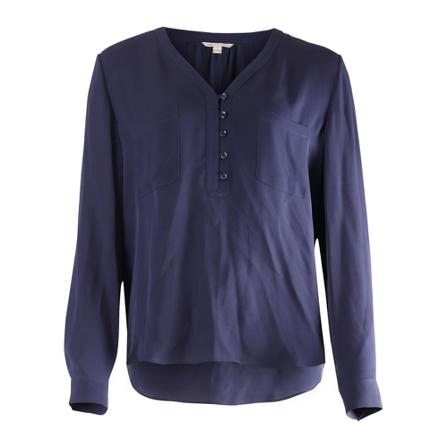 Diane Von Furstenberg, Blouses & Shirts Blauw, Dames, Maat:L