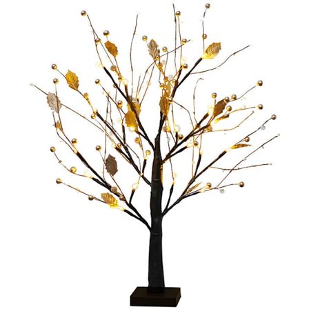 LED Frugttræ Lys, Glødende Retro Gren Lys Dekoration, Indendørs Udendørs Gyldne Frugttræ Lys