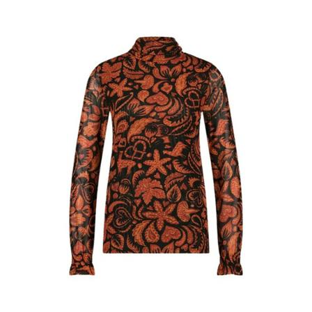 Fabienne Chapot, Blouson Oranje, Dames, Maat:XL,polyester,print