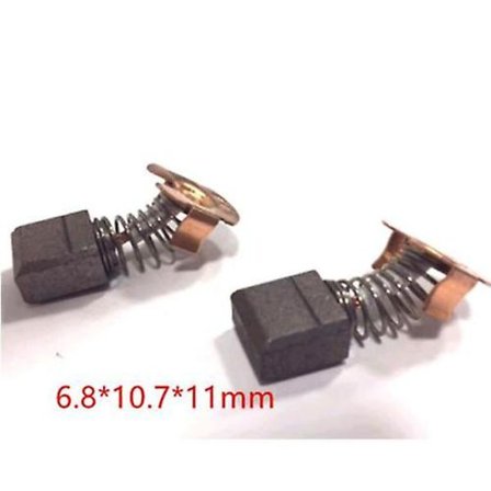 2 STK. KULBRØDSBØRSTER Til MAKITA CB441 CB432 DTW450 DSS611 DSS610 BSS611 BSS610