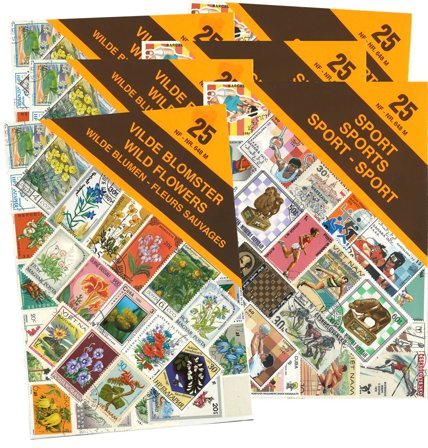 25 MOTIVMÆRKER I GAVEÆSKE 20 FORSK PAKKER