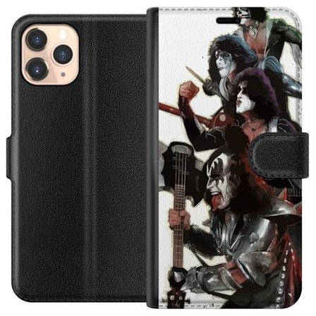 Yhteensopiva Lompakkokotelo Apple Apple iPhone 11 Pro Kizz Hard Rock Rockmusiikki Yhtye Klassinen