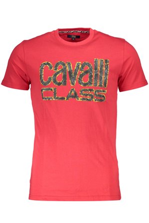 Cavalli Class T-shirt Maniche Corte Uomo Rosso