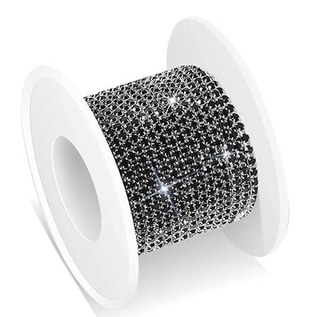 10 meter Rhinestone kjede trim, Rhinestone kjede for håndverk, sying, DIY, smykker, bryllup, dekorasjon