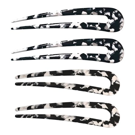 Hårnåle til kvinder U-formede hårnåle U-hårnåle Acetatnåle Hårnåle Klemmer 4 stk