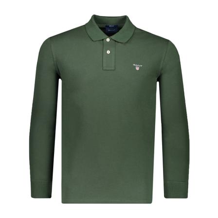 Gant Polo Shirt , Groen , Heren , Maat: L