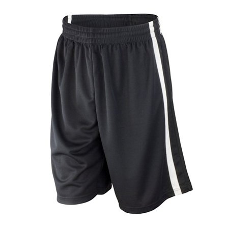 Spiro Herr Basket Shorts XS Svart/Vit