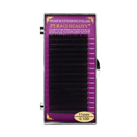 Volym ögonfransförlängning 0,07/0,1 mm C/D Curl 8-15 mm Längd Easy Fan Volym Fransar Blandningsbricka 7-15 mm Blooming Lashes