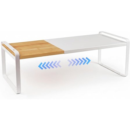 Keittiön säilytyshylly, puolihylly, laajennettava teleskooppihylly keittiön kaappeihin ja työtasoille, ruokakomero, kylpyhuone (1 pakkaus luonnonbeige