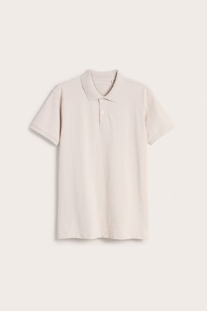 Kappahl | Pikétröja | Ljusbeige