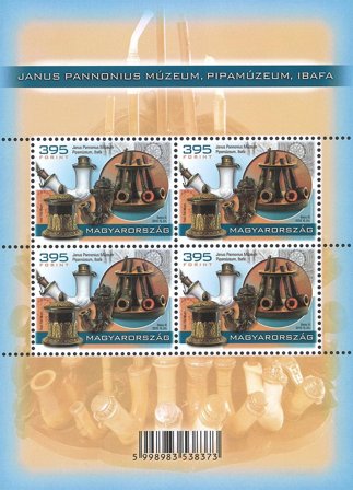 Ungarn - Pibemuseum - Postfrisk småark