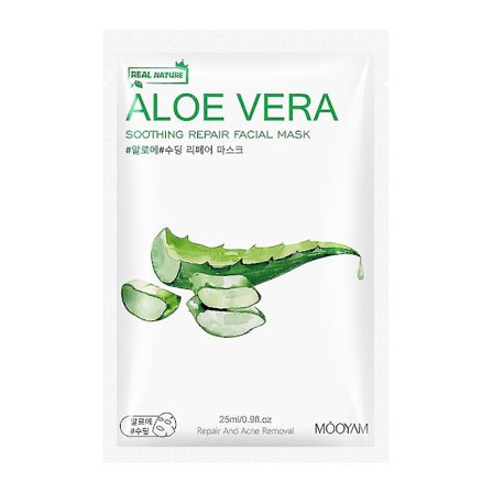 Renekton Granateple Sitron Aloe Vera Maske Frukt Botanisk Lindrende Fuktighetsgivende Oliven Rose Tang Maske