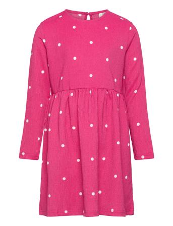 Lpselina O-Neck Ls Dress Bc Pink Little Pieces