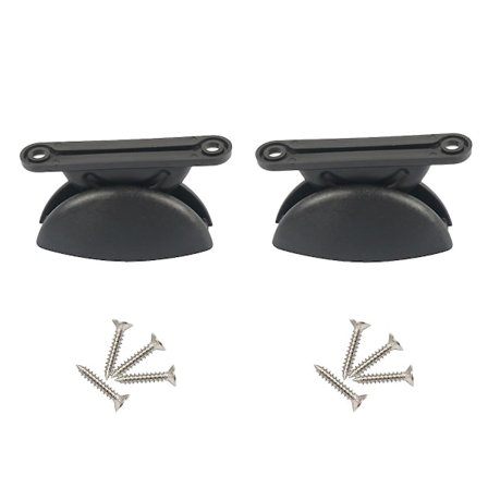 2 stk. Nylon RV Dørholder Lås Camper Trailer Lastluge Dørholder - Sort