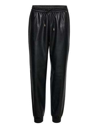 Tafeja Trousers Leather Leggings/Housut Musta BOSS