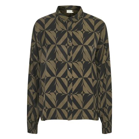 Kaffe KArazi Shirt Grøn, Dame Skjorter, Størrelse: 2XL