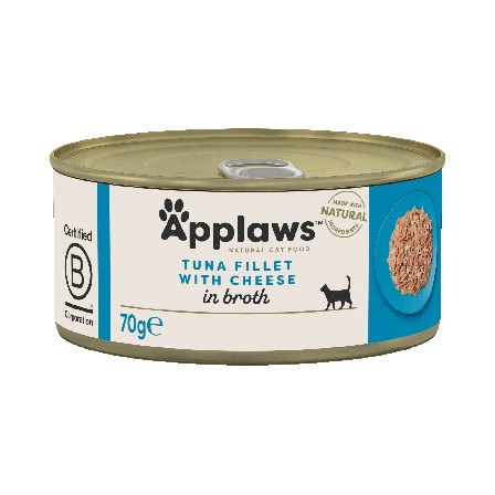 Applaws - Bokser med tunfiskfilet og ost 70 g x 24 stk. - Katt - Kattefôr & kattemat - Våtfôr og våtmat - ZOO.no