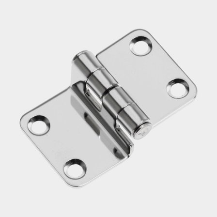 Luckgångjärn Roca, 57 x 27 mm, rostfritt stål