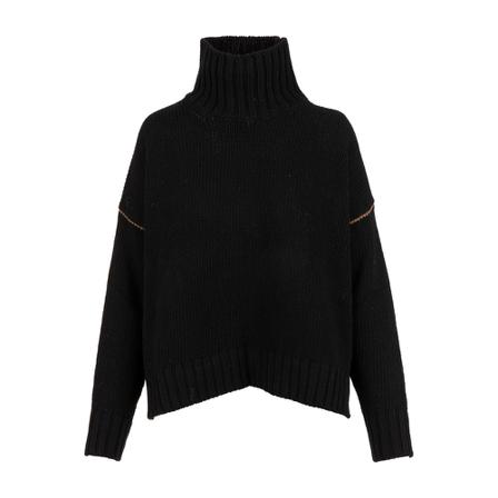 Woolrich Turtlenecks Sort, Dame Rullekraver