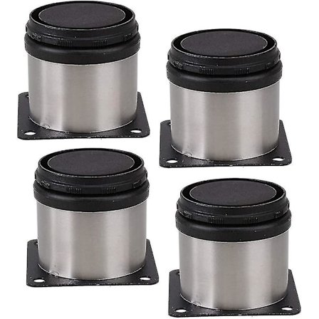 2 tum diameter 11,8 tum höjd möbelskåp justerbara fötter metallrunda