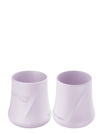 Everyday Baby Silicone Baby Cup 2-Pack Light Lavender - Purple - ONE SIZE