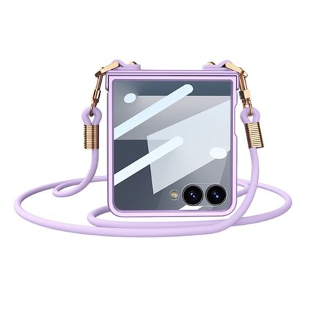 SKALO Samsung Z Flip7 GKK Axelrem Skal - Lila