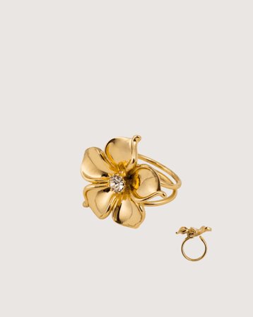 IOAKU LA FLEUR RING Złoty Biżuteria Dziewczyna - Kids Brand Store