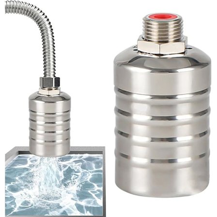 Vattennivåventil - Automatisk vattennivåventil | Flottörventil Ingen elektricitet krävs, förhindrar igensättning, Inbyggt filter för lagringstank