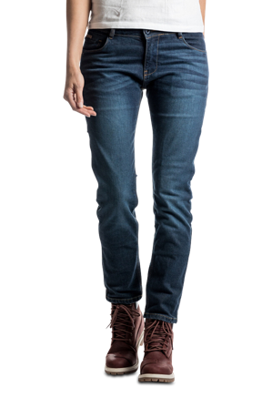 Pantalones de Moto para Mujer Ixon Bilie Azul Stonewash 32