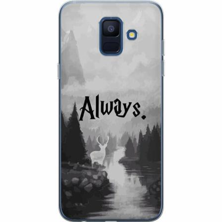Samsung Galaxy A6 (2018) Genomskinligt Skal Harry Potter Hogwa