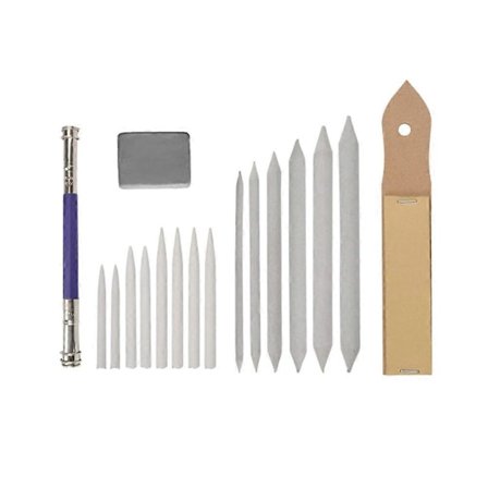 Blending Papir Stubbe Kunst Tegning Stump Viskelæder Forlænger Skitseværktøj Holdbart Kunst Kul Sletbart Sandpapir