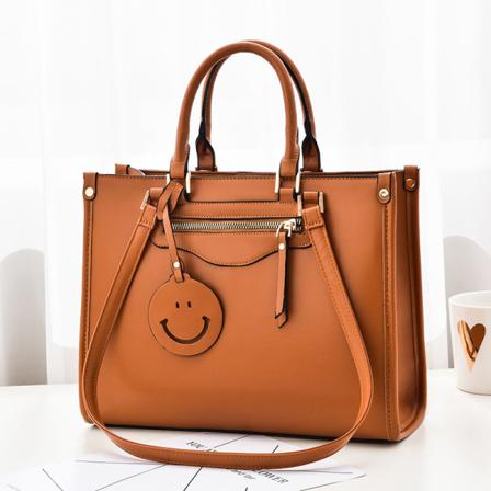 Kvinder Dame Håndtaske Retro One-Soulder Crossbody Stor Kapacitet Personlighed Enkel Dametaske Yellowish brown