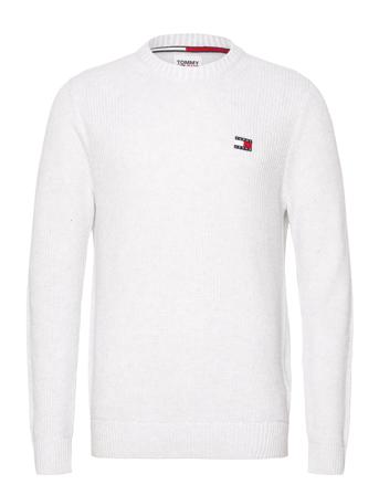 Tjm Reg Tonal Xs Badge Sweater Grey Tommy Jeans