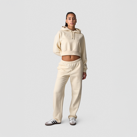 ICANIWILL Everyday Cropped Hoodie Wmn, Cream