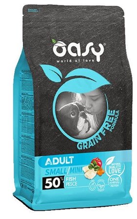 Oasy Grain Free Cibo Secco Pesce Per Cani Adulti Taglia