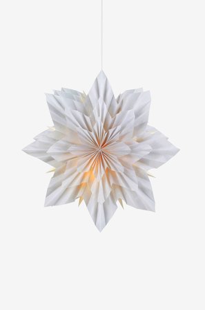 Markslöjd - Pendel Stjerne NEELA 60 cm - Grå - Adventsstjerner - Fra Homeroom