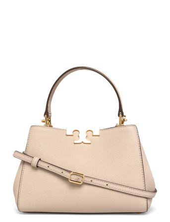 Tory Burch Eleanor Soft Mini Satchel - Beige - ONE SIZE