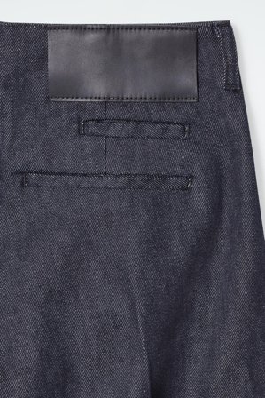 COS Femme Le Jean Large En Denim Brut in Bleu