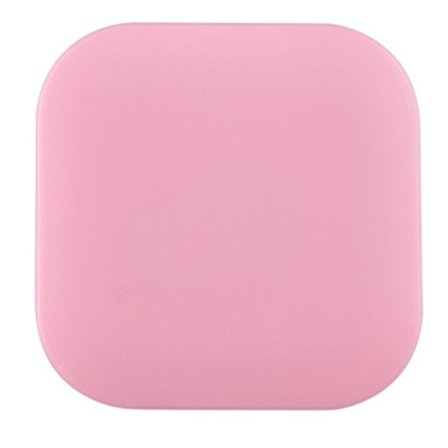 Pinkt Bærbart Firkantet Kontaktlinseetui Støvtæt Lækagesikker Plastikboks