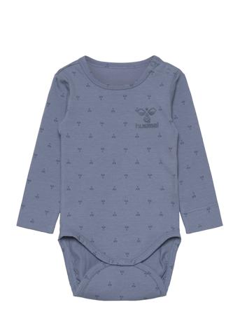 Hmlbeesy Body L/S Langærmet Body Blue Hummel