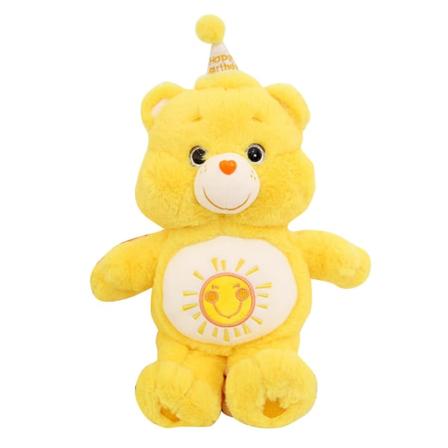 Care Bears plyslegetøj sød dekorativ pude fyldt tegneserie dyredukke til fødselsdagsgave 33cm / 13in Yellow