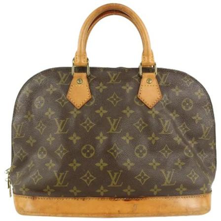 Louis Vuitton Vintage, Pre-owned Canvas louis-vuitton-bags Bruin, Dames, Maat:ONE Size