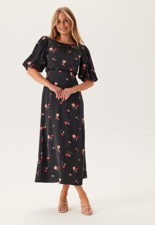 Bubbleroom Occasion - Puff Sleeve Ankle Dress - 42