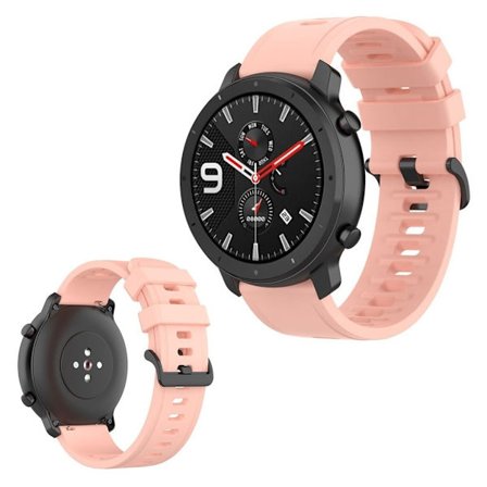 Amazfit GTR 47mm / Pace klockarmband i silikon - Ljusrosa