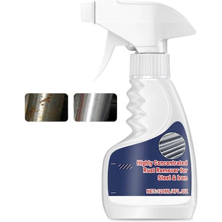 Høyytelses rustfjerner for metall, kraftig rustfjerner for rustfritt stål og metall, fjerner effektivt rust fra metalloverflater