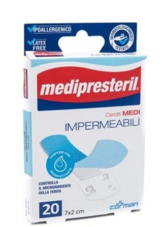 Cerotto Medipresteril Impermeabile 7x2cm 20 Pezzi