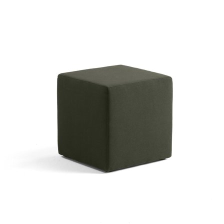 Seating block CASUAL, 500x500 mm, fabric ETNA, dark green