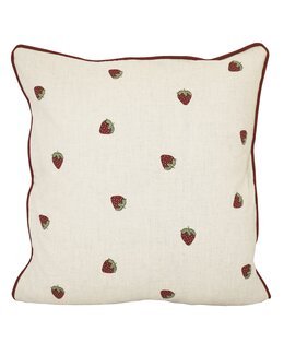 Putetrekk Jordbær 1-pk Lin