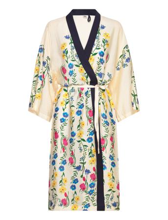 Florica Luelle Kimono Lingerie Kimonos Hvit Becksöndergaard*Betinget Tilbud