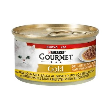 Purina Gourmet Gold Delizie In Salsa Con Pollo Per Gatti Lattina
